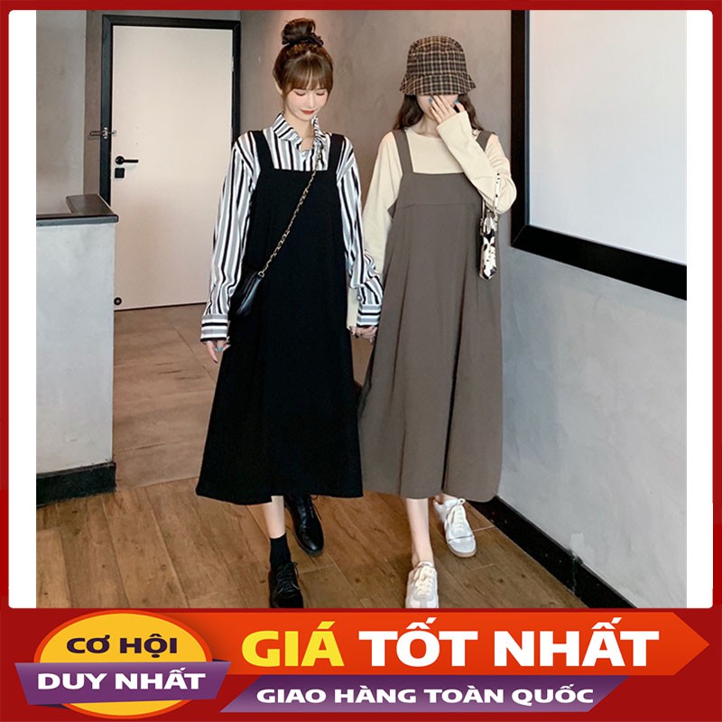 Váy Yếm Dáng Dài Phong Cách Hàn Quốc Siêu Xinh Y818-Violet