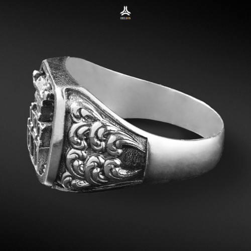 Nhẫn bạc nam Helios Silver Ha Noi Rings S925