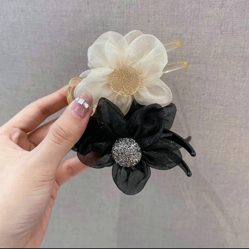 Kẹp Tóc Đính Bóng Ruy Băng Nơ Thời Trang 2022 Cho Nữ