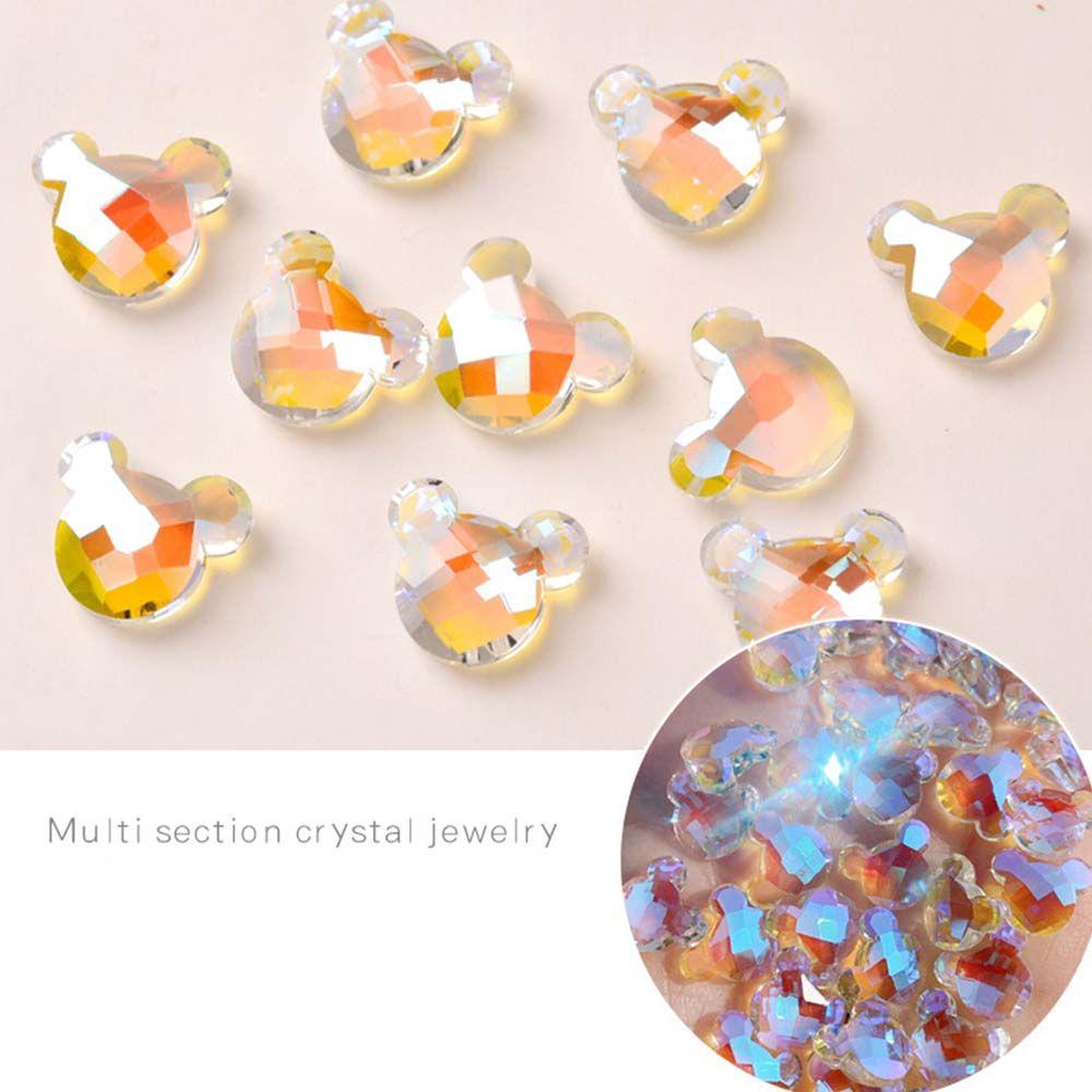 Móng Tay Giả Họa Tiết Hoạt Hình DYRUIDOJ|Phụ Kiện Trang Trí Móng Tay 3D Hình Chuột Mickey Xinh Xắn|Phụ Kiện Trang Trí Móng Tay Xinh Xắn