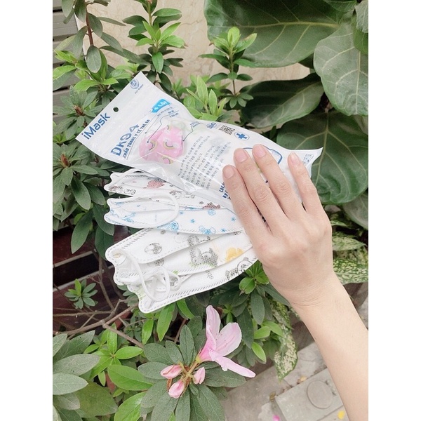 gói 10c khẩu trang 4d cho bé 4-10t DK Duy Khánh