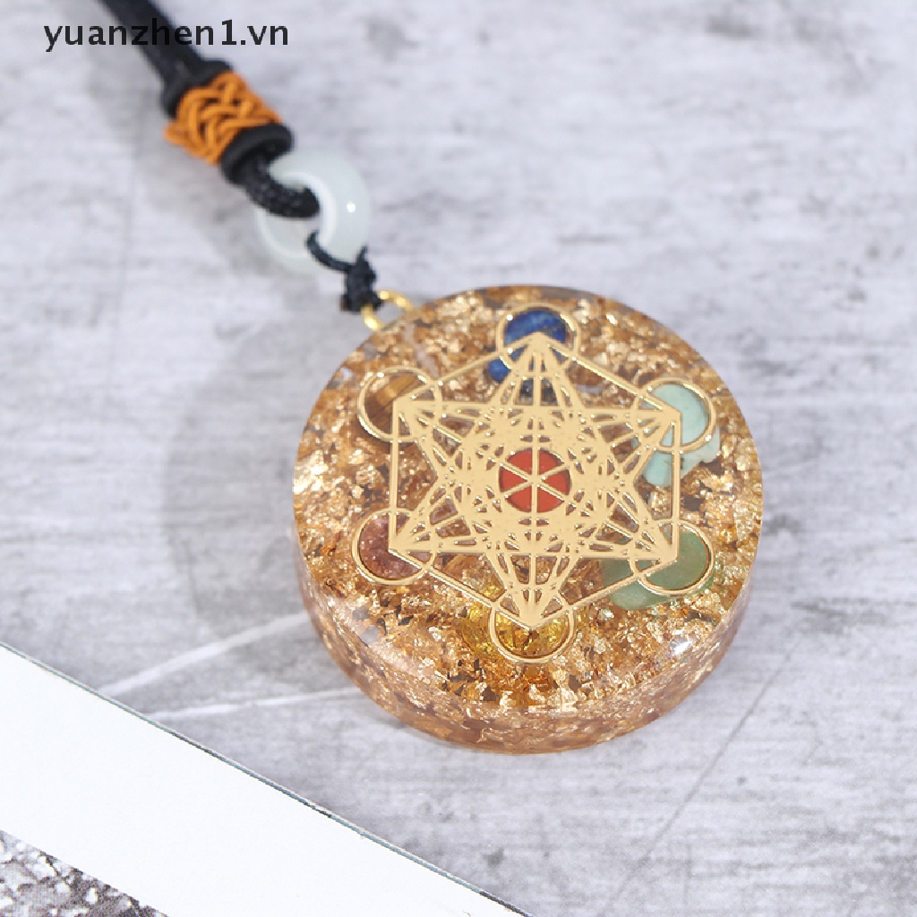 Vòng cổ Mặt Đá chakra Tự Nhiên Thời Trang
