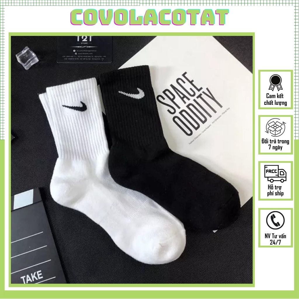 ⚠️ FREESHIP⚠️ Tất nam nữ cổ cao thể thao thời trang cao cấp covolacotat