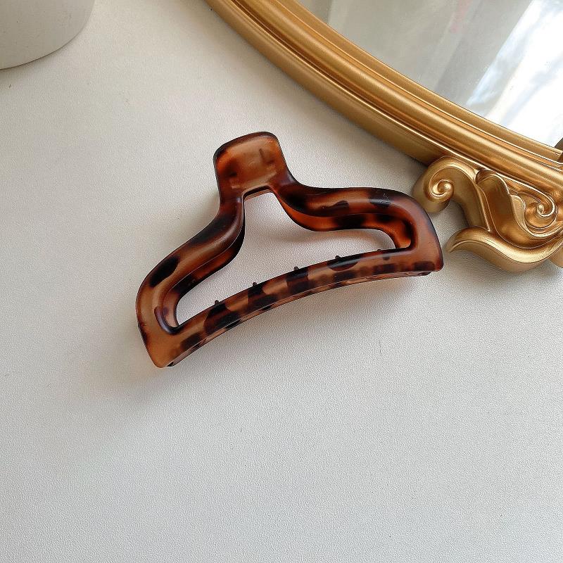 Kẹp tóc họa tiết da báo thời trang dành cho nữ