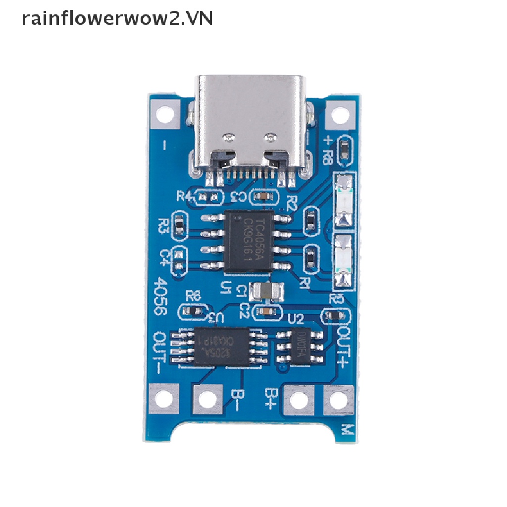 Bảng Mạch Sạc Pin lithium Type-C TP4056 18650 5V 1A Chuyên Dụng