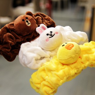 Băng Đô Line Cục Bông Tròn 3D Siêu Cute !