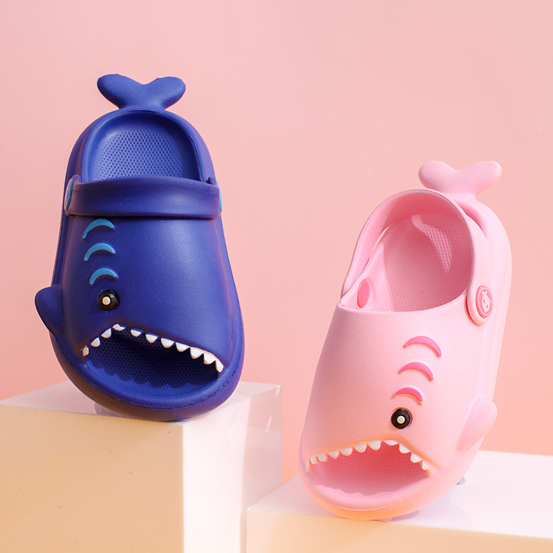 Dép Sục Cá Mập Baby Shark Ngộ Nghĩnh Xinh Xắn Cho Bé Trai Bé Gái