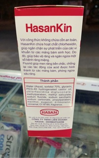 Nước súc miệng Hasankin 250ml