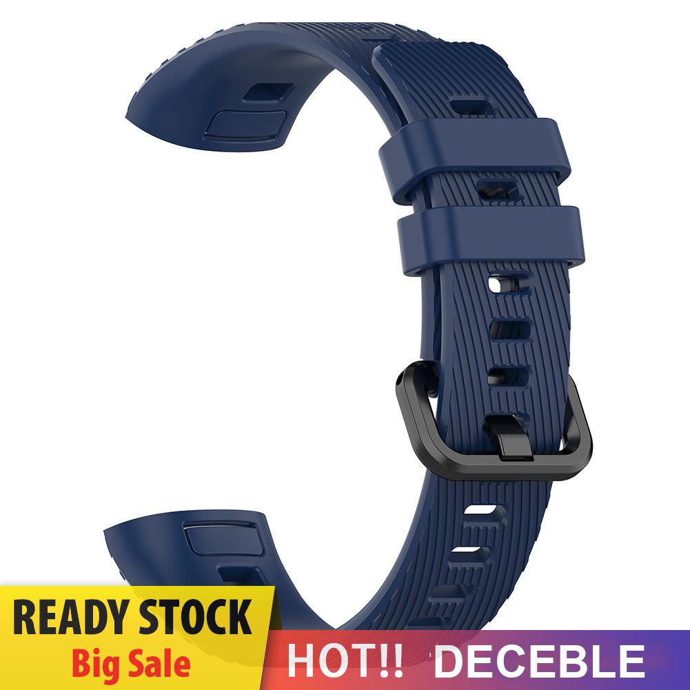 Deceble Soft TPU Watch Band Bracelet Wrist Strap Replacement for Huawei Band 3 Pro