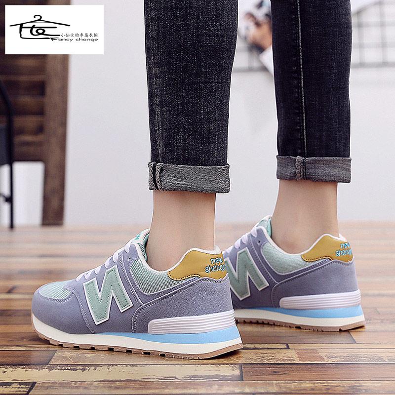 Giày Thể Thao Lưới Hình Chữ N Phong Cách Mới Cho Nữ Dễ Phối Đồ