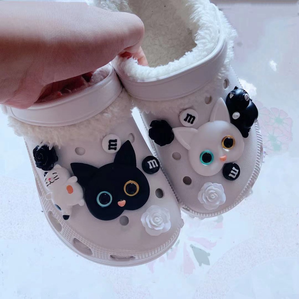 Ghim Cài Giày Hình Chú Mèo 3d Dễ Thương Cho Nữ