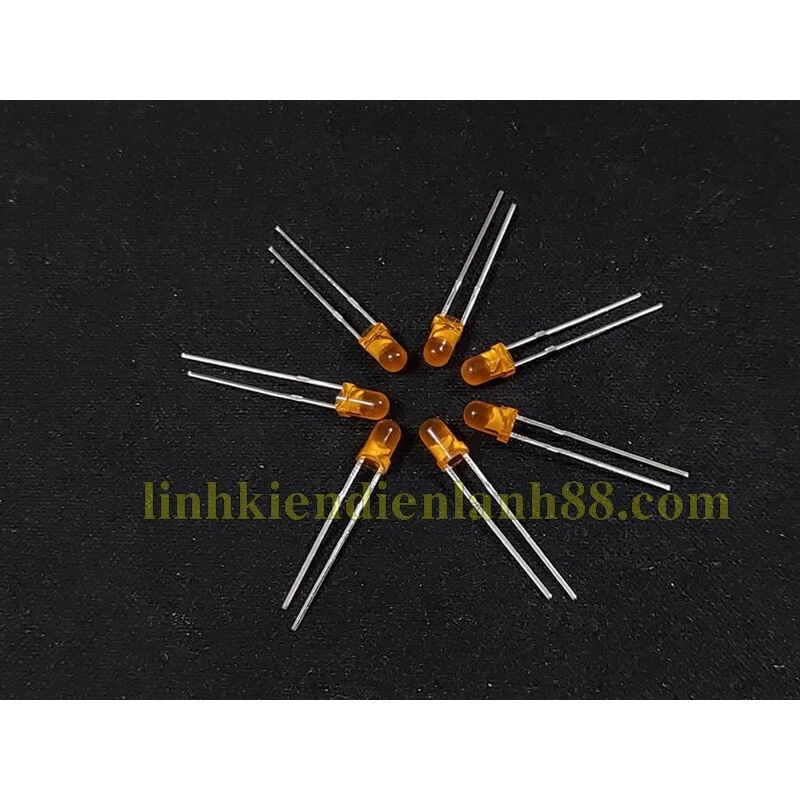 50 cái Led 3mm màu Cam mới !