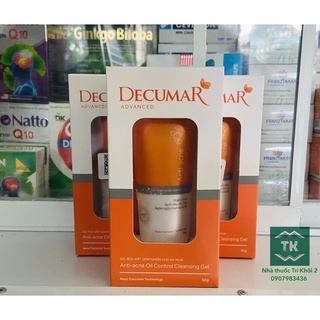 Gel rữa mặt Decumar Avanced giảm nhờn - Túyp 50 g
