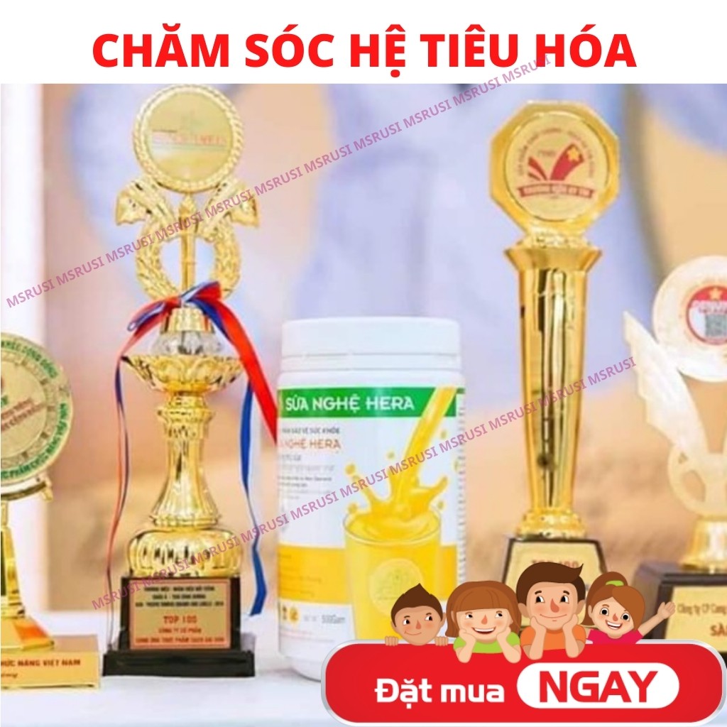 Sữa nghệ Hera Hera Milk Thực phẩm cho sức khỏe dạ dày Hệ tiêu hóa khỏe - Giúp đẹp da [Combo 2 hộp 500g] 50-60 ngày uống | BigBuy360 - bigbuy360.vn
