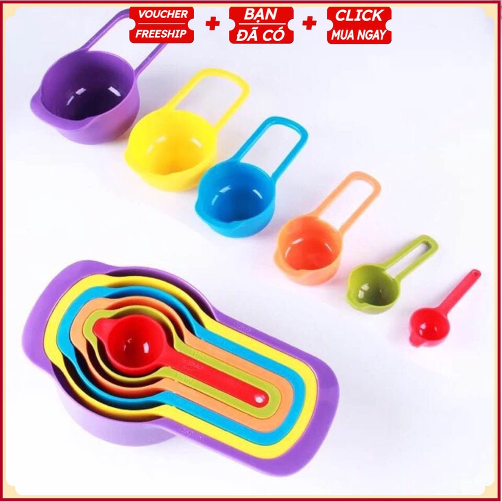 Bộ 6 Thìa Định Lượng Làm Bánh FX02 USA Store - US02029