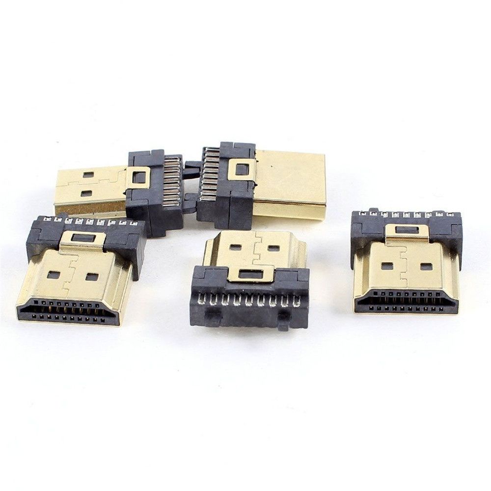 Set 5 đầu nối hàn 19 Pin PCB thay thế T8 loại A HDMI