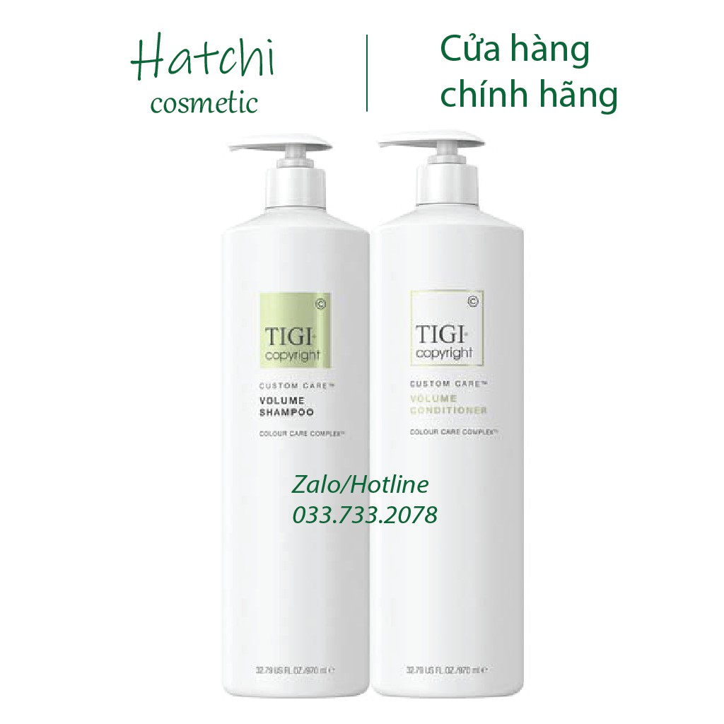 Bộ gội xả TIGI Copyright Volume tăng phồng 970ml - Chính hãng