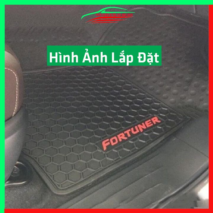 Thảm lót sàn cao su cho xe TOYOTA FORTUNER 2021-2022 hàng chuẩn theo xe chịu lực tốt