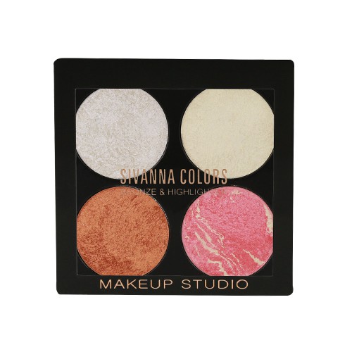 Phấn Tạo Khối Bắt Sáng Sivanna Colors Bronze & Highlighter | BigBuy360 - bigbuy360.vn