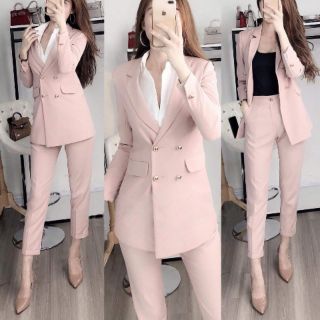 Set vest nữ sang trọng, set vest nữ lịch sự