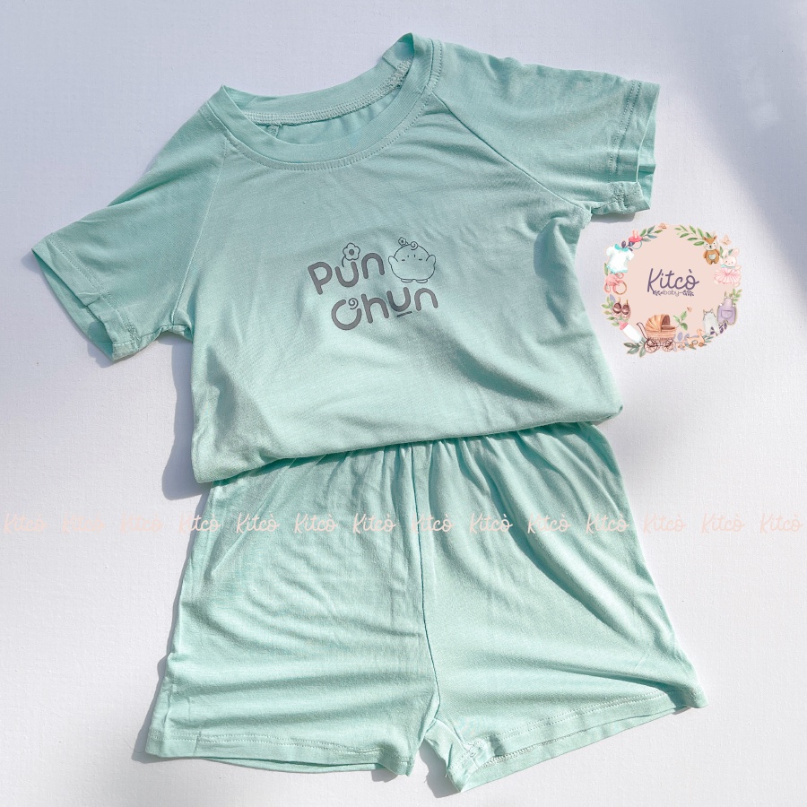 PUNCHUN bộ cộc tay raglan