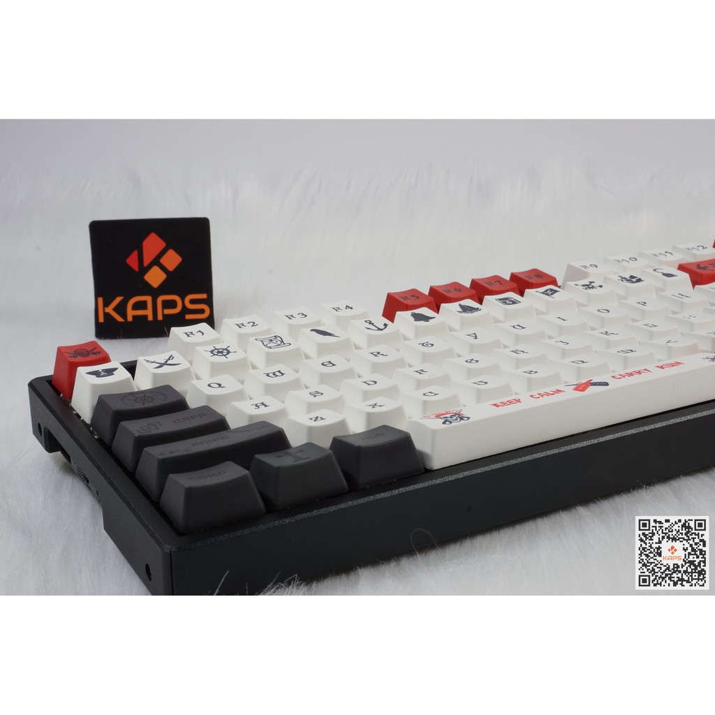 Keycap CƯỚP BIỂN PIRATE - profile OEM - keycap PBT - Dyesub - 131 nút cho bàn phím cơ (Filco, Leopold, IKBC, Edra)