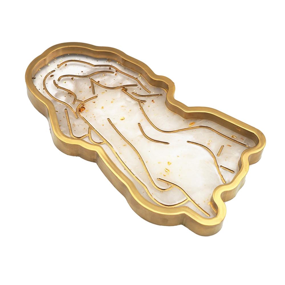 YIYU Đĩa Mô Hình Cơ Thể Cô Gái Trừu Tượng Dùng Để Làm Trang Sức DIY