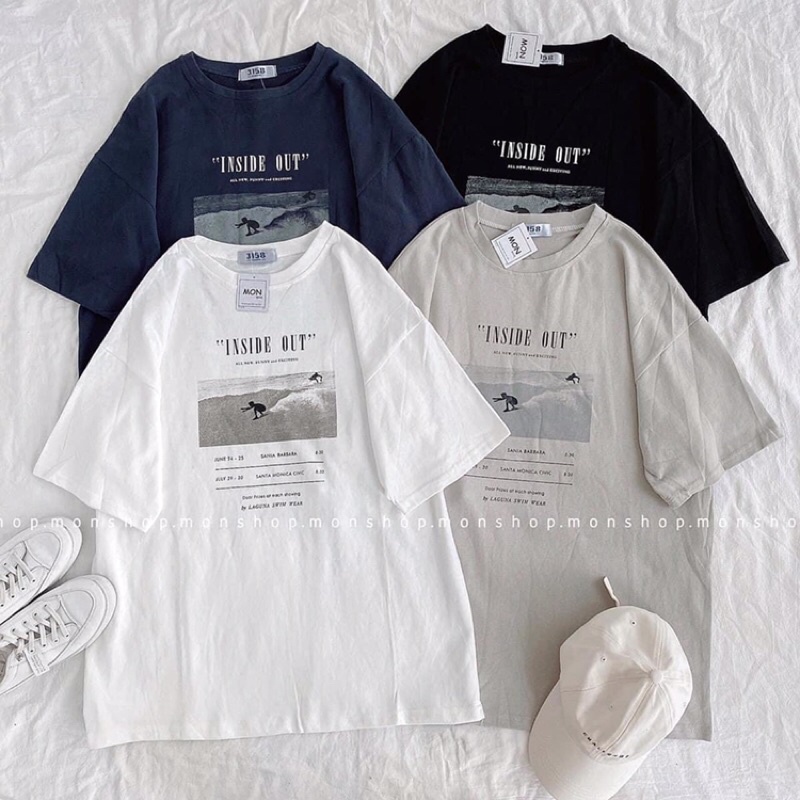 Áo thun “ INSIDE OUT”( ảnh thật) - phông unisex
