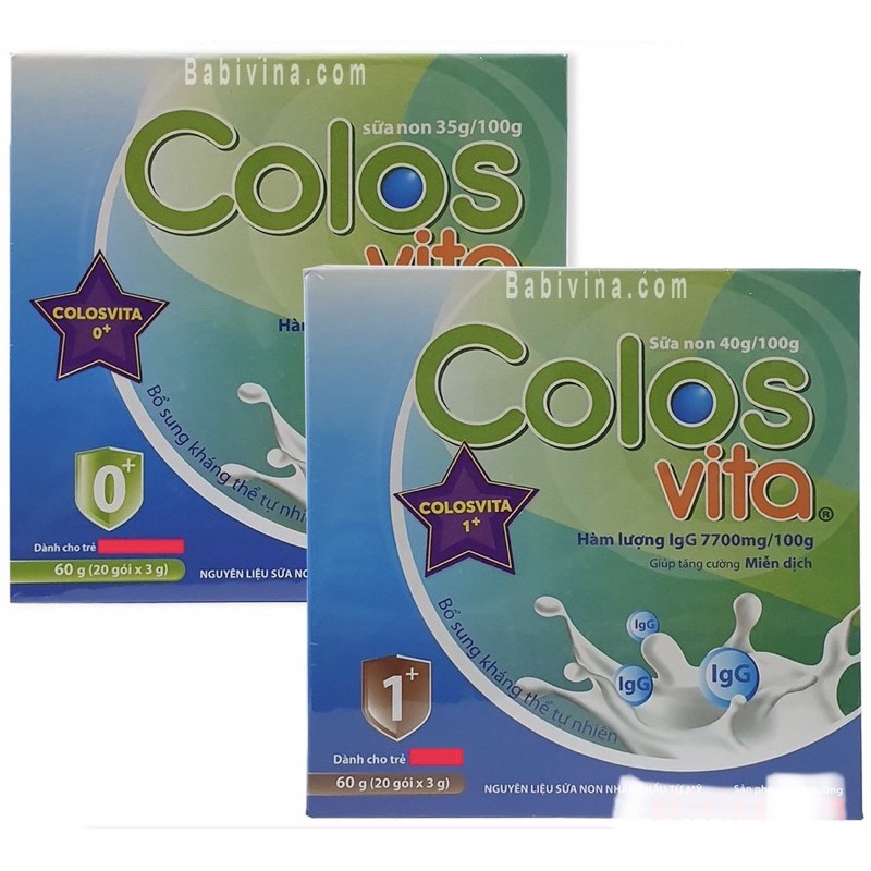 Sữa Non Colos Vita số 0-1 (hộp 60g/ 20 gói)