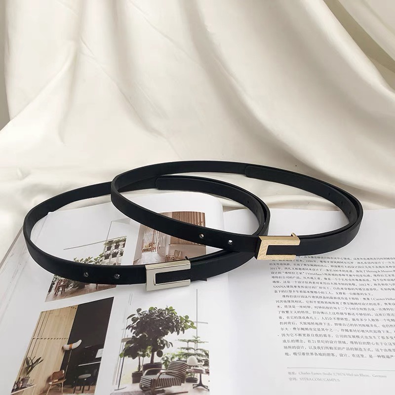 Thắt lưng váy đơn giản thắt váy áo sơ mi Phụ kiện thắt lưng có đục lỗ cho nàng