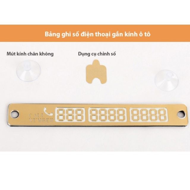[Đồ chơi xe hơi] Thẻ ghi số điện thoại trên ô tô | BigBuy360 - bigbuy360.vn