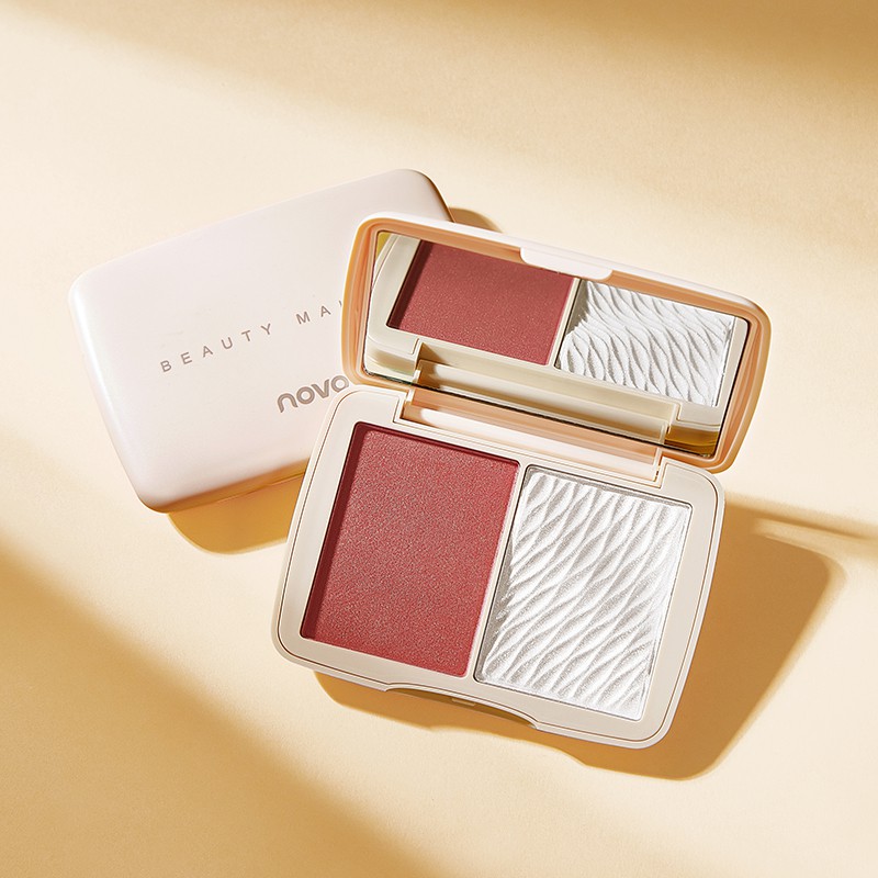 (Hàng Mới Về) Bảng Phấn Tạo Khối Và Bắt Sáng Hai Tông Màu Ngọc Trai Làm Sáng Tông Màu Da | BigBuy360 - bigbuy360.vn