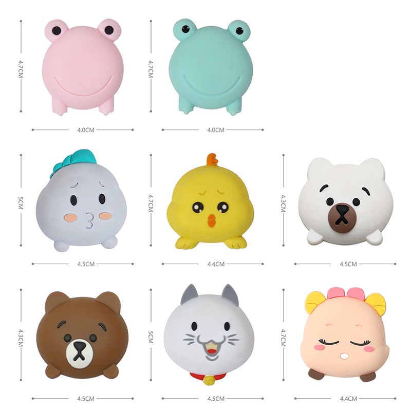 Miếng Dán Trang Trí Hình Động Vật Bằng Xốp Chống Va Đập JP5 YUE