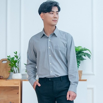 ÁO SƠ MI GHI ORNATE