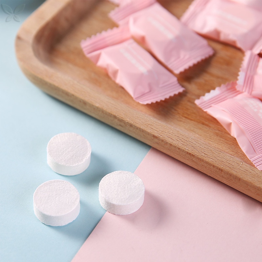 Khăn Nén cotton Dùng Một Lần Để Lau Mặt