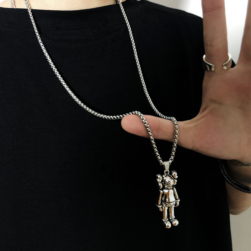 Dây Chuyền Mặt Hoạt Hình 23AA Phong Cách Hàn Quốc Cổ Điển Dễ Phối Đồ Thời Trang