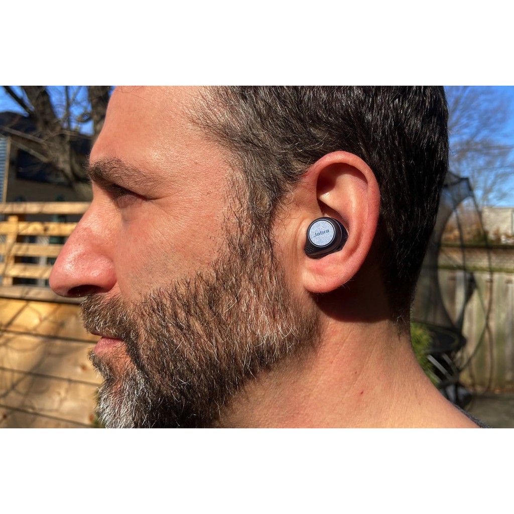 Giá sập sàn - Tai nghe Jabra Active 75t Chính hãng, true wireless, chống ồn, chống nước, 4 mic đàm thoại cực rõ