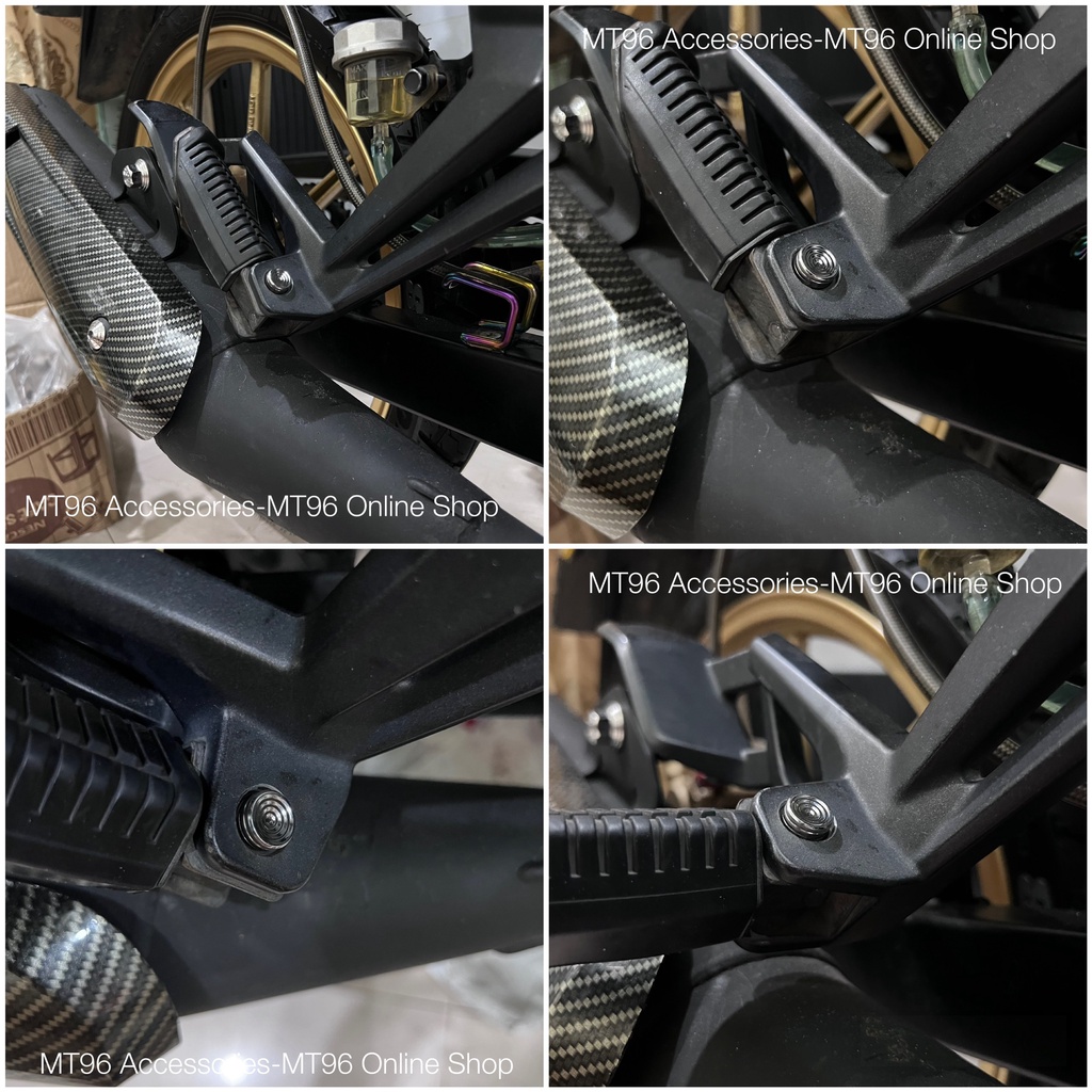 Bộ Ốc Xỏ Gác Chân Salaya Cho Exciter Sirius Jupiter Và Các Xe Yamaha Khác