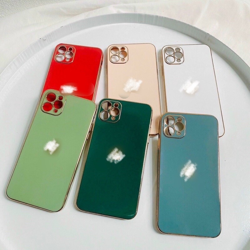 Ốp dẻo viển màu cạnh vuông iphone X/XS/XS MAX/11/11 PRO MAX/12/12 pro/12 pro max