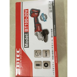 MÁY MÀI GÓC BTEC BT100-20V