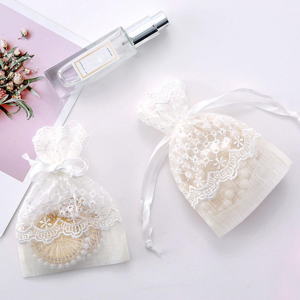 Túi Lưới Đựng Trang Sức / Kẹo / Quà Cưới Màu Trắng Xinh Xắn