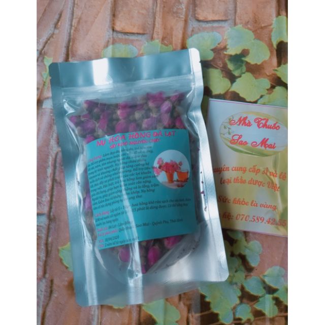 100gr nụ hồng khô nguyên chất