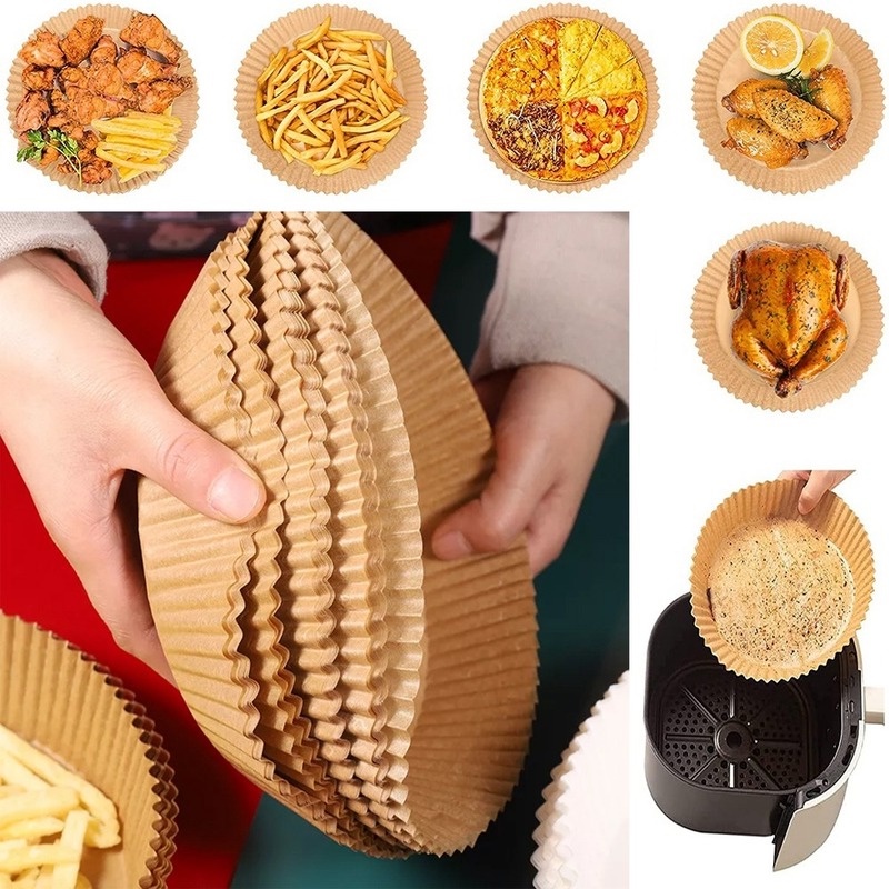 100 Giấy Lót Nồi Hấp Không Dính Dùng Một Lần 20cm