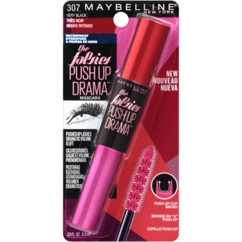 [AUTH] Mascara làm cong và dày mi Maybelline The Falsies Push Up Drama. Có Sẵn