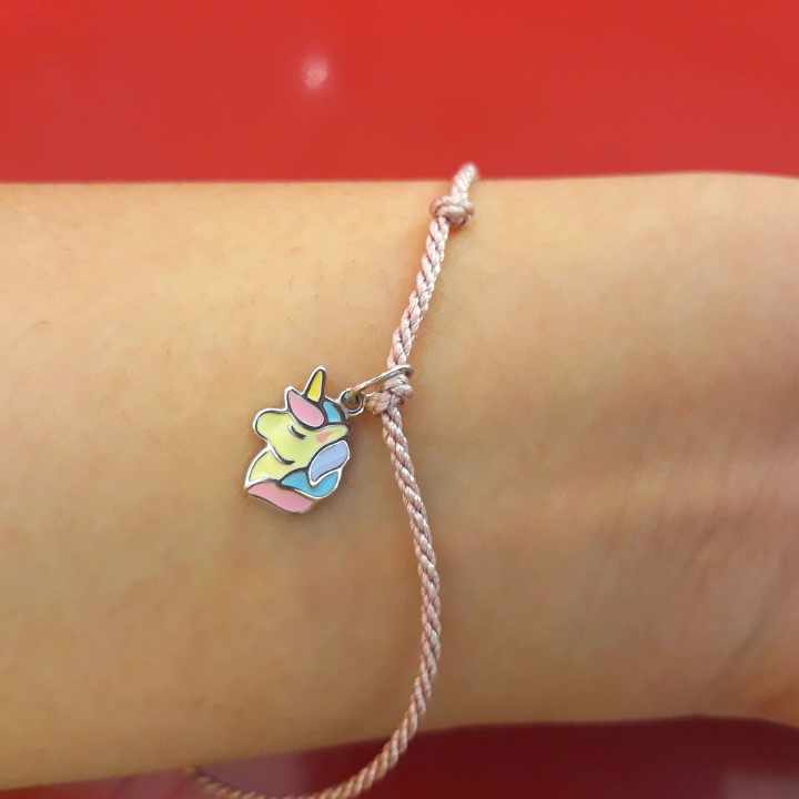 Vòng tay Sokolov hình Unicorn bạc tráng men 94050749