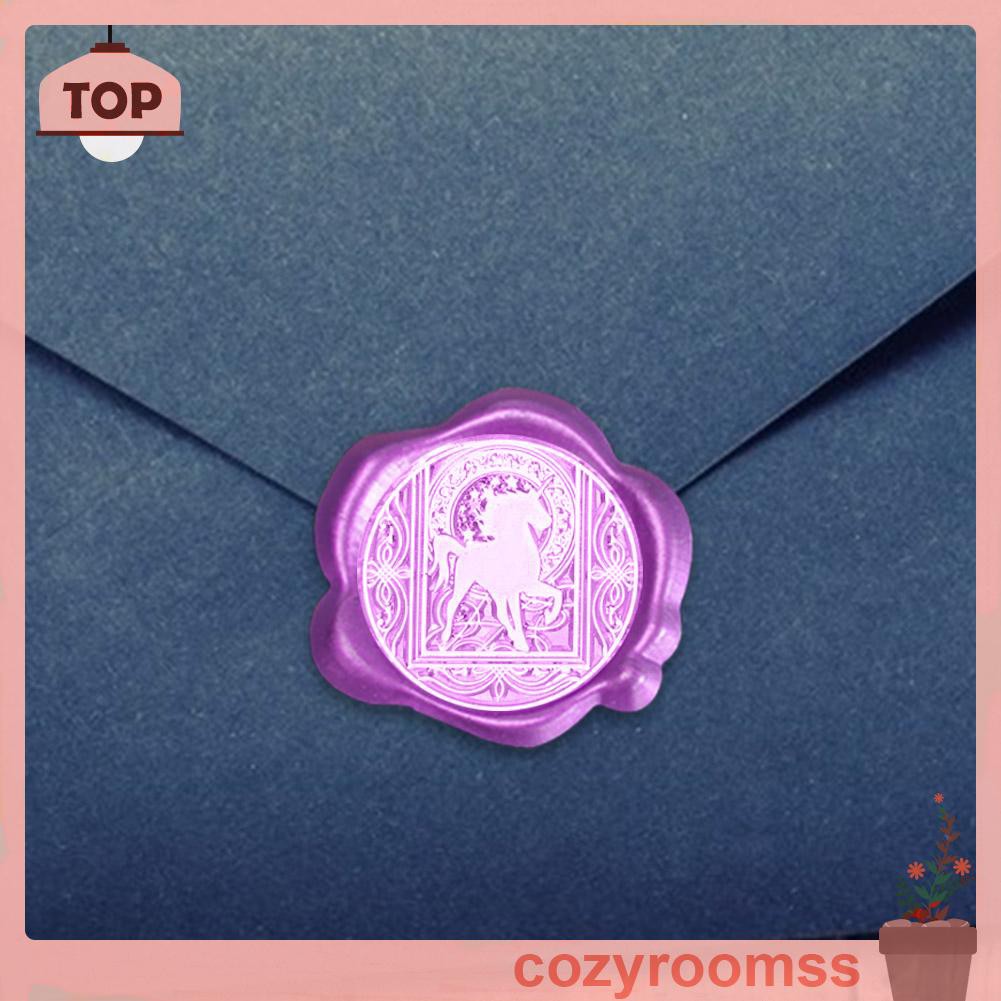 Sáp Retro Animal Printed Wax Seal Stamp Fire Painting Stamping Envelopes Cards