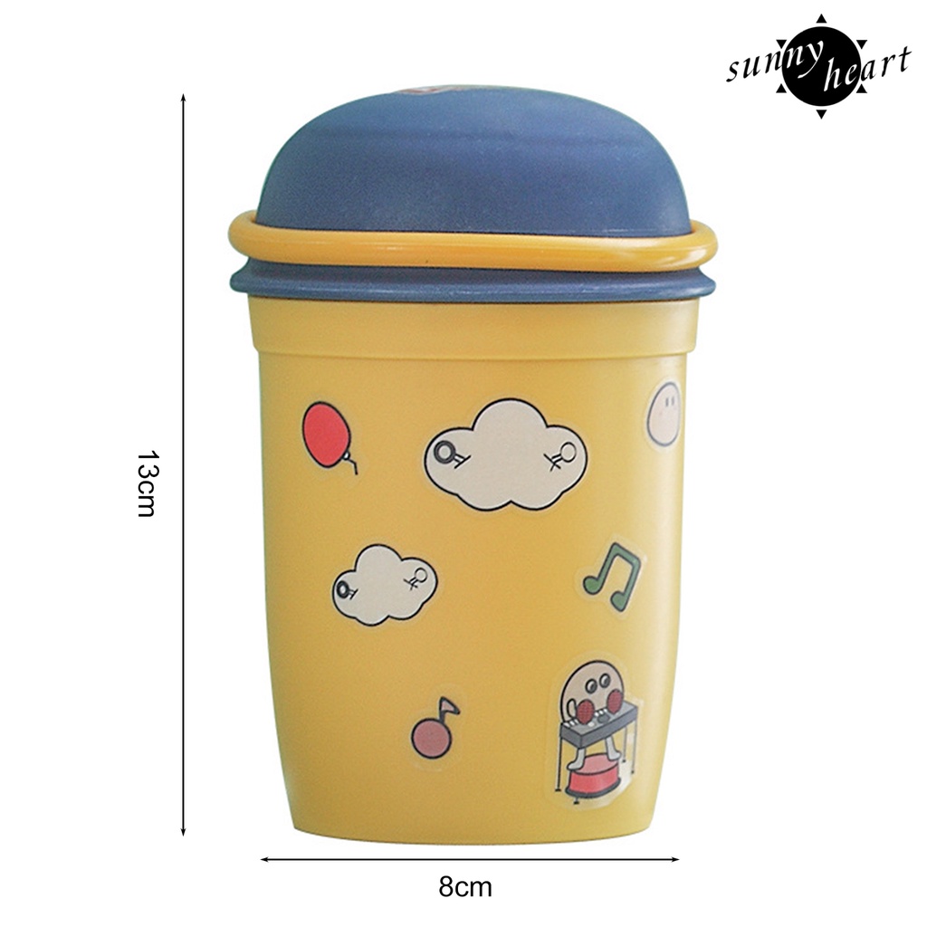 1 Set Cốc Uống Sữa Kèm Muỗng Dung Tích Lớn Không BPA Cho Bé