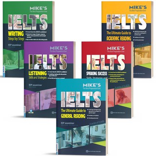 Sách - Combo Ielts Mike's (Writing, Reading, Speaking, Listening) - Học Kèm App Online