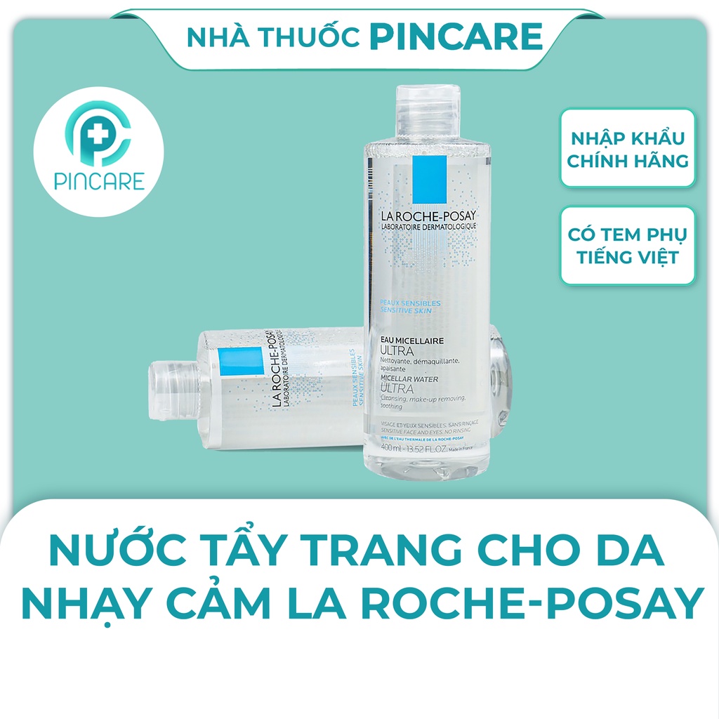 Nước tẩy trang cho da nhạy cảm La Roche Posay Eau Micellar Water- Hàng chính hãng - Nhà thuốc PinCare
