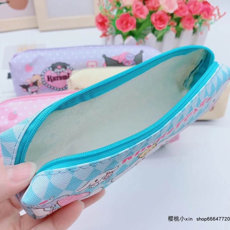 Túi Đựng Bút Sanrio: Kuromi, Melody, Cinnamoroll, Pompompurin